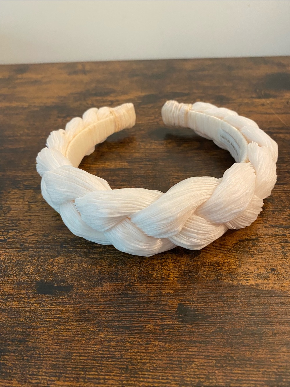 Loeffler Randall Braided Ivory Headband - Picture 1 of 4